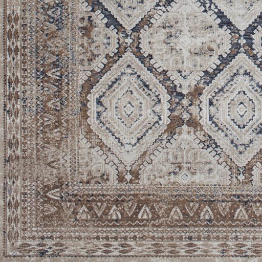 Surya Durham Taupe Blue 5'x7' Area Rug-1