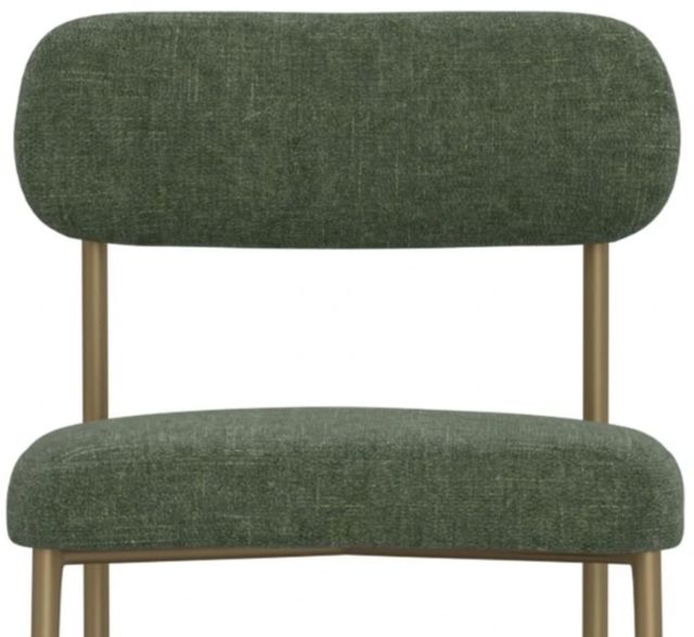 International Furniture Direct Seating Gold/Olive Upholstered Bar Stool-4