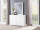 Mazin Furniture Galen White Mirror-4