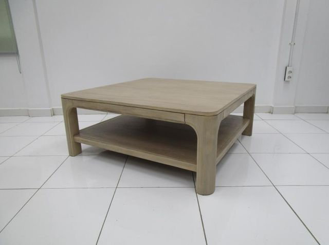 Coaster® Solano Weathered Mango Square Wood Cocktail Coffee Table-2
