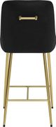 Zuo® Modern Madelaine Black/Gold Counter Stool-3