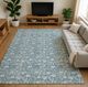 Dalyn™ Rug Company Soft Essentials SE4 Teal 5'x8' Area Rug-5