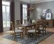 Magnussen Home® Bay Creek Toasted Nutmeg Trestle Dining Table-1