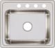 Elkay Lustertone® Classic Lustrous Satin 22" x 19-1/2" Single Bowl Drop-in Sink-0
