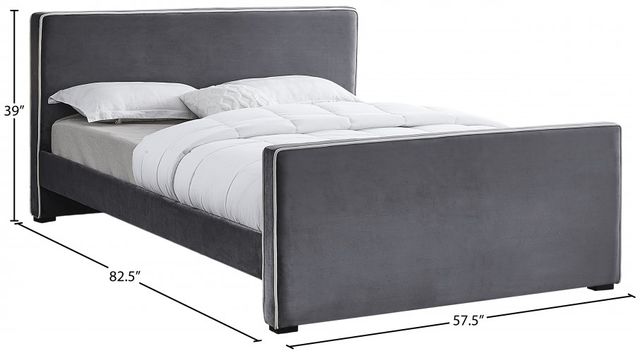 Meridian Furniture Dillard Grey Full Bed-3