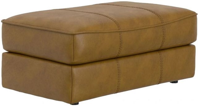 Jackson Furniture Corvara Caramel Leather Ottoman-0