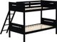 Coaster® Littleton Black Twin/Twin Bunk Bed-1