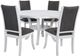 Coaster® Judd 5-Piece Dark Gray/Pearl White Dining Set-0
