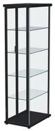 Coaster® Aero Black Display Cabinet-2