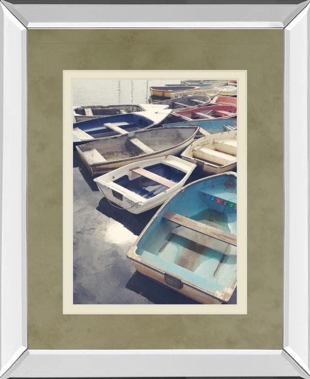 Classy Art Eastern Coastal by Sarah Gardner Mirror Framed Wall Art-0