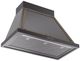 Ilve® Nostalgie II Noblesse 36" Glossy Black Wall Mounted Range Hood with Burnished Trim-2