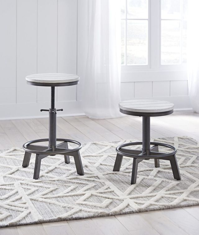 Signature Design by Ashley® Torjin Vintage White Counter Stool-4