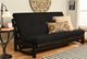 Kodiak Furniture Twill Black 6" Coil Hinged Innerspring Full Futon Mattress -1