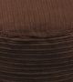 CordaRoy's® Espresso Terry Corduroy Pouf Footstool-1
