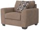Benchcraft® Triston-Peaks Suede Chair and a Half-4