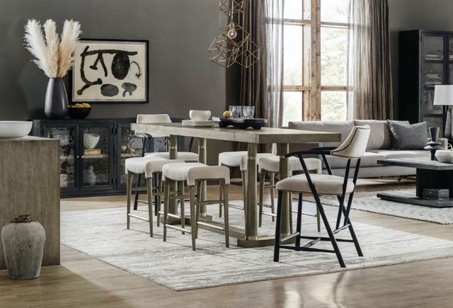 Hooker® Furniture Linville Falls Green Valley Mink/Remington Porcelain Counter Stool-1