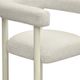 TOV Furniture Jackie Cream/White Fabric Outdoor Dining Chair-5