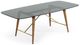 VIG Furniture Modrest Kipling Walnut Glass Dining Table-0