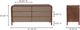 Moe's Home Collection Rye Warm Brown Dresser-4