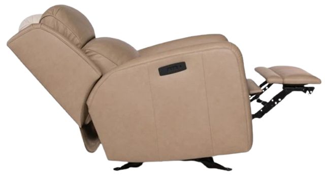 Smith Brothers Customizable 756 Motorized Glider Reclining Leather Chair with Headrest-1