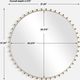 Uttermost® Avelyne Brass Round Mirror-3
