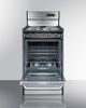 Summit® Professional 20" Stainless Steel Freestanding Electric Range-2
