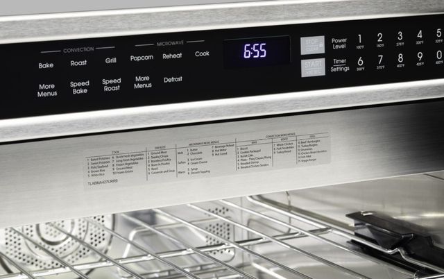 Viking® 5 Series 30" Stainless Steel Drop Down Door Convection/Speed Microwave Oven-3