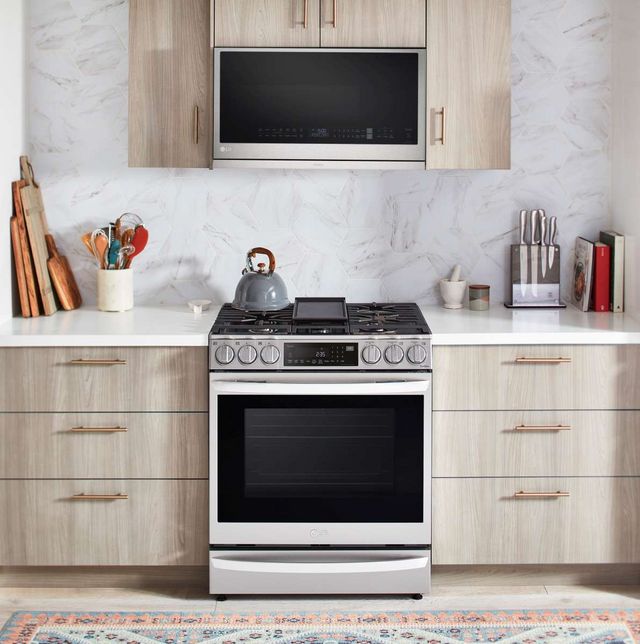 LG 2.1 Cu. Ft. PrintProof™ Stainless Steel Over The Range Microwave-19