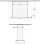 Amisco Customizable Lucarelli 84" Rectangular Dining Table with Decorative Bolts and 1.5" Solid Birch Top-2