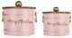 A & B Home 2-Piece Pink Decorative Box Set-2