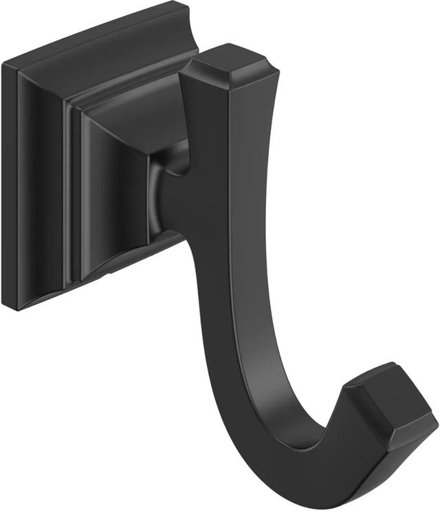 American Standard Town Square® S Matte Black Double Robe Hook-0