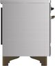 Ilve® Majestic III 36" Stainless Steel Pro Style Induction Range with Triple Glass Door and Burnished Trim-4