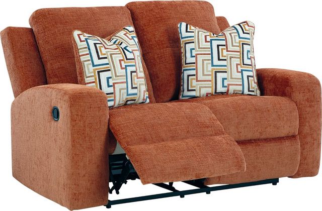 Signature Design by Ashley® Danum Spice Manual Reclining Loveseat-1