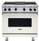 Viking® 7 Series 36" Pure White Pro Style Natural Gas Range with Griddle-0