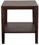 Porter International Designs Fall River Walnut End Table-1