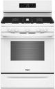 Whirlpool® 30" White Freestanding Gas Range with Air Cooking Technology-0