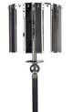 A & B Home Cabrini Lamp with Smoked Glass Shade-1