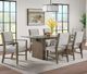 Elements International Conner 7-Piece Oak Dining Set-1