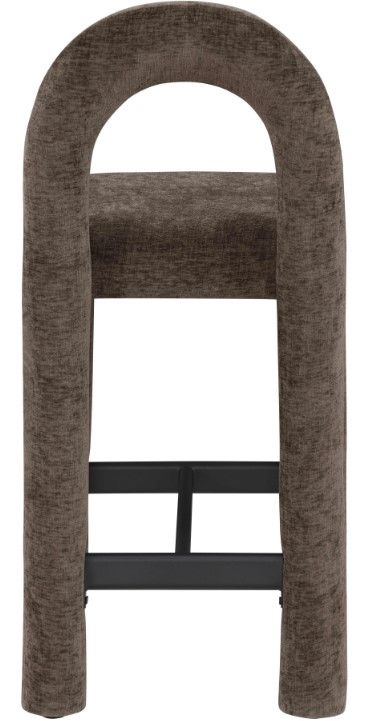 Meridian Furniture Amari Brown Upholstered Counter Stool-3