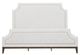 Pulaski™ Asher Park Cloud/Piano Brown Queen Upholstered Panel Bed -4