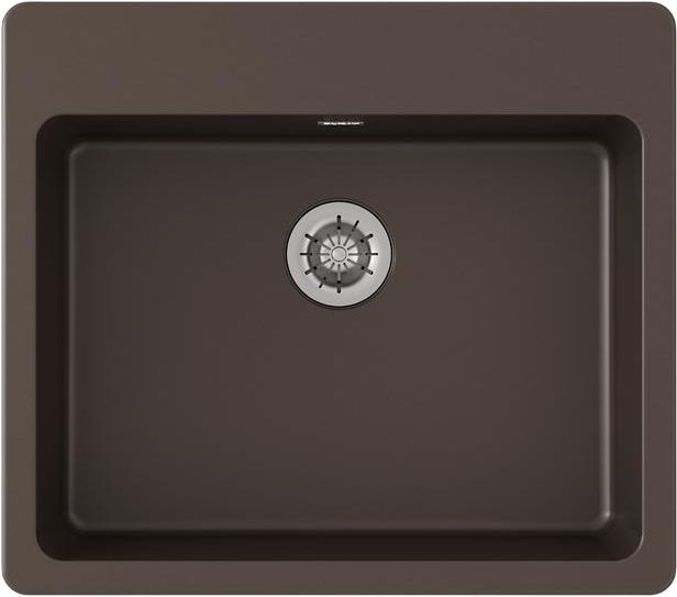 Elkay Quartz Classic® Mocha 25" x 22" x 5-1/2" Single Bowl Drop-In ADA Sink with Perfect Drain®-1