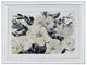 A & B Home Gray/Silver Glamour Crystal Mirror Framed Wall Art-0