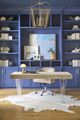 Universal Explore Home™ Oasis Beige Seascape Writing Desk with Acrylic Legs-1
