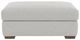 Flexsteel® Collins Silver Glacier Ottoman-1