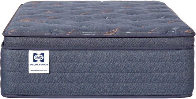 Sealy® Special Edition Warner Wrapped Coil 14" Plush Euro Pillow Top Twin XL Mattress-1