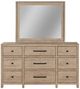 Liberty Furniture Proximity Place Barley Buff Dresser and Mirror-2