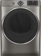 GE® Satin Nickel Front Load Laundry Pair-2