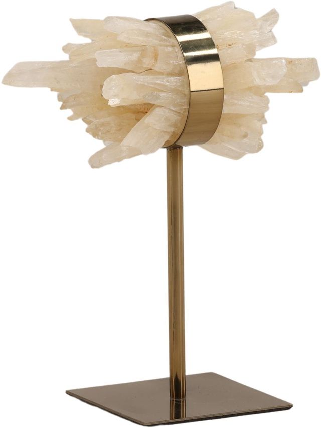 Dovetail Furniture Norbert Antique Brass/Natural Small Sculpture-0