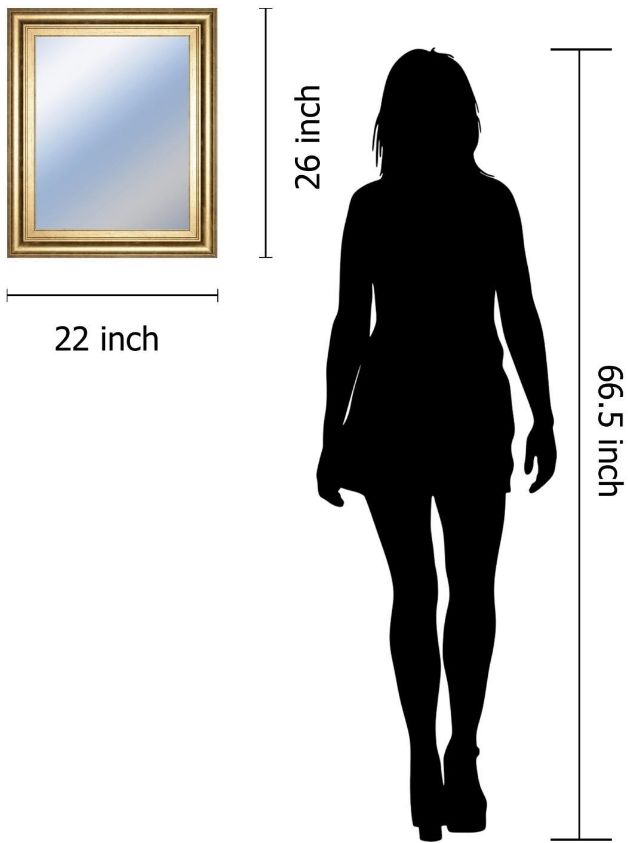 Classy Living Golden Horizon Wall Mirror-2