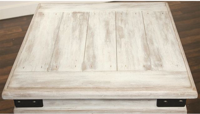 Riverside Furniture Regan Farmhouse White Side Table-1
